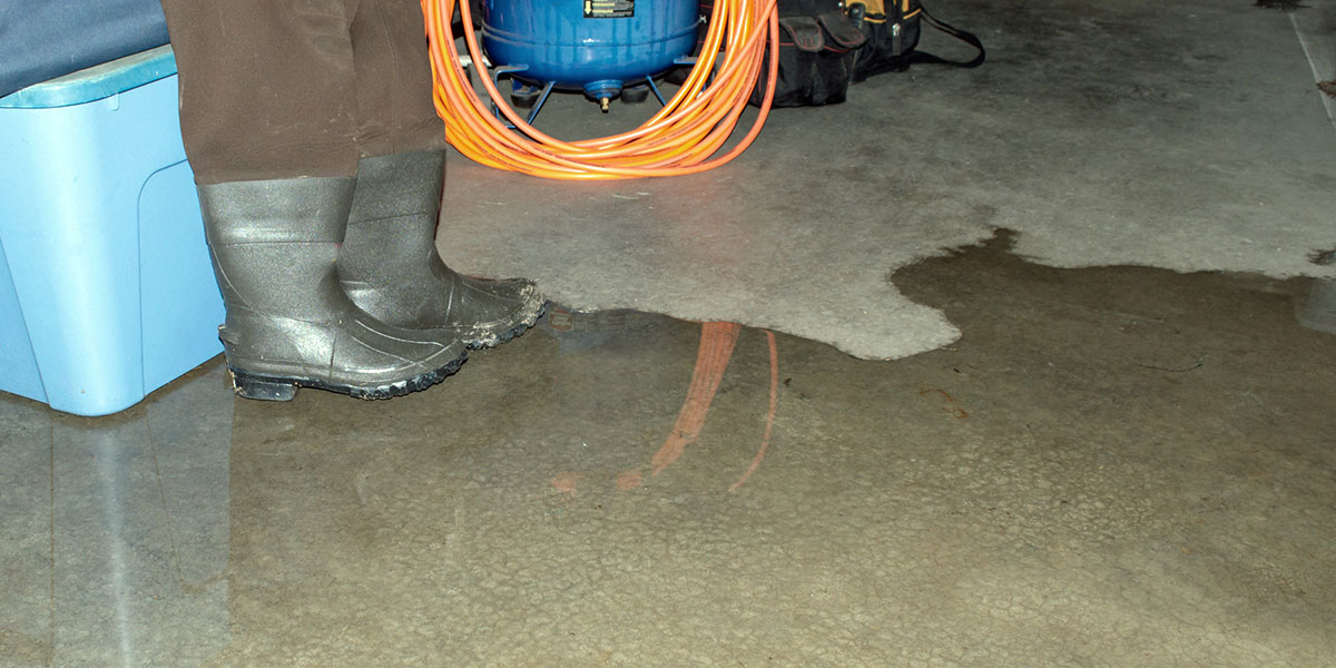 water leaking in basement